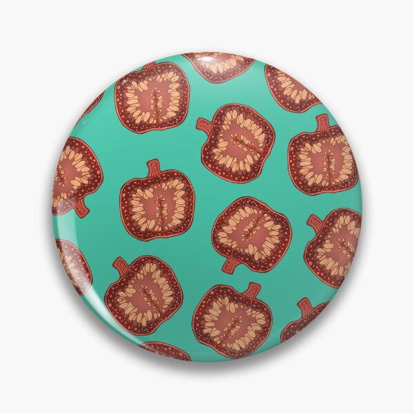 Item preview, Apple Cross-Section Pattern | Emerald Green Repeat Design | Botanical Fruit Illustration designed and sold by AnryMary.