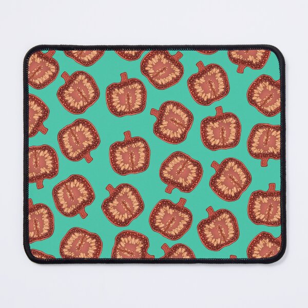 Item preview, Apple Cross-Section Pattern | Emerald Green Repeat Design | Botanical Fruit Illustration designed and sold by AnryMary.