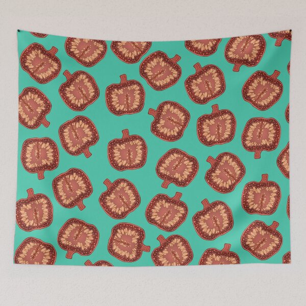 Item preview, Apple Cross-Section Pattern | Emerald Green Repeat Design | Botanical Fruit Illustration designed and sold by AnryMary.