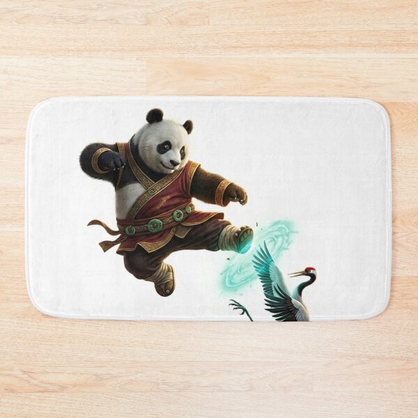 Item preview, The Zen Strike: Warrior Panda vs. Mystic Crane designed and sold by Indianraj07.