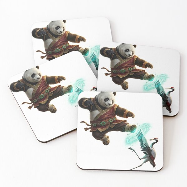 Item preview, The Zen Strike: Warrior Panda vs. Mystic Crane designed and sold by Indianraj07.