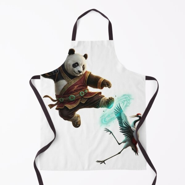 Item preview, The Zen Strike: Warrior Panda vs. Mystic Crane designed and sold by Indianraj07.