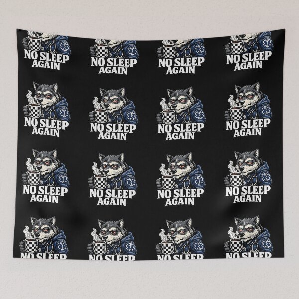 Item preview, No Sleep Again EMT Paramedic Shirt – Funny Night Shift EMS Design designed and sold by ClinicalHubs.