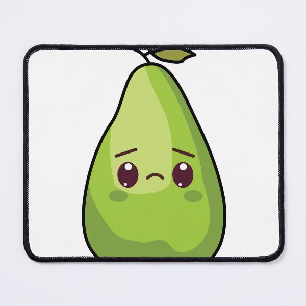 Item preview, Sad Kawaii Pear Sticker | Cute Emotional Fruit Character designed and sold by randomblink.