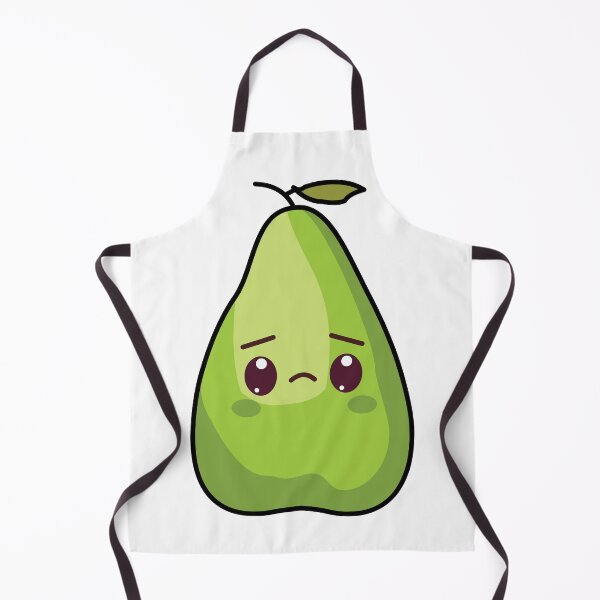 Item preview, Sad Kawaii Pear Sticker | Cute Emotional Fruit Character designed and sold by randomblink.