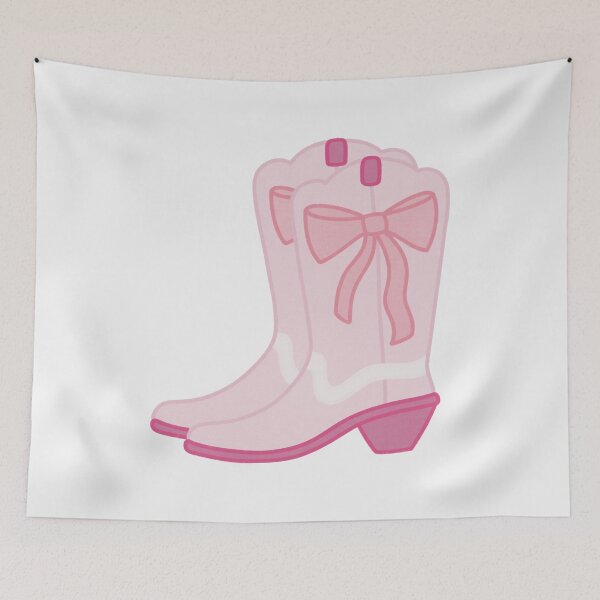 Item preview, Cute Pink Cowboy Boots with Bows designed and sold by winterpumpkin.