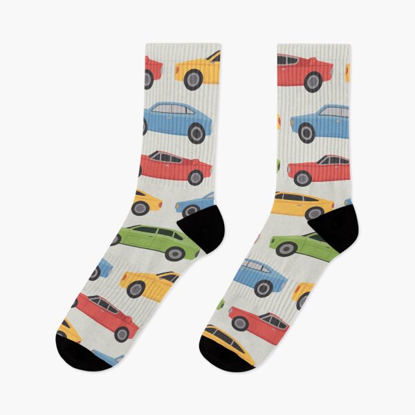 Item preview, Colorful Vintage Sports Cars Seamless Pattern designed and sold by Midnight Veil Designs.