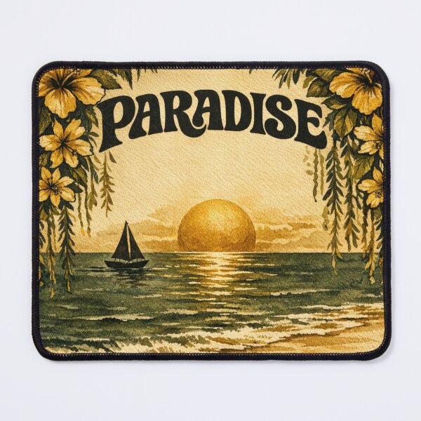 Item preview, Green Beach Paradise Sunset Sailboat bag designed and sold by JediKittenWars.
