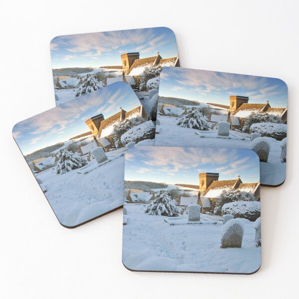Item preview, Snowshill Village Winter Scene Cotswolds Gloucestershire designed and sold by AndyEvansPhotos.