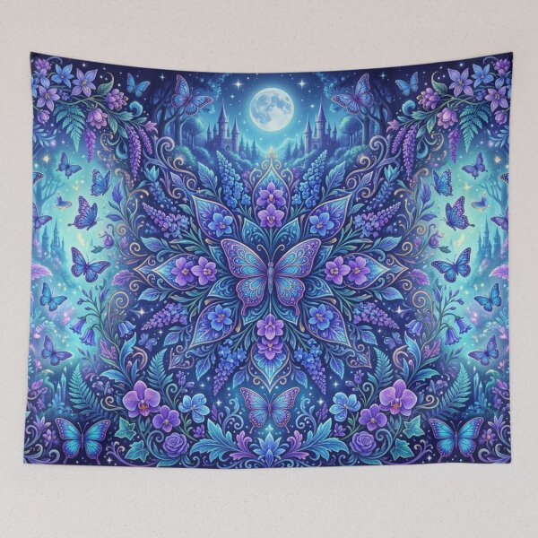 Item preview, Moonlit Night of the Butterflies designed and sold by Sigtrix.