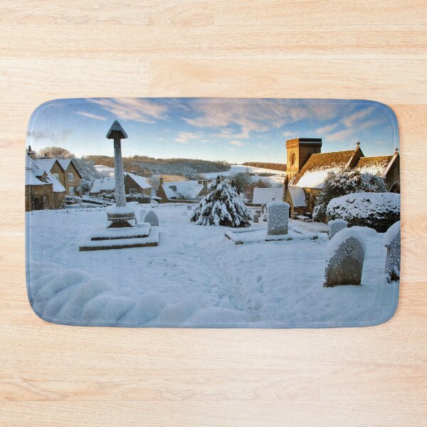 Item preview, Snowshill Village Winter Scene Cotswolds Gloucestershire designed and sold by AndyEvansPhotos.