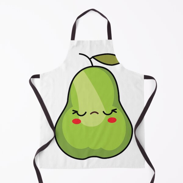 Item preview, Sleepy Kawaii Pear Sticker | Cute Peaceful Fruit Character designed and sold by randomblink.