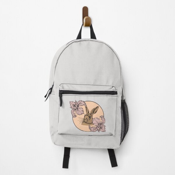 Item preview, Minimalistic bunny with flowers designed and sold by Pamelarts.