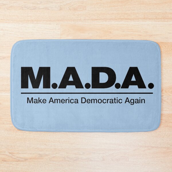Item preview, M.A.D.A. — Make America Democratic Again Bold Statement Tee - Black designed and sold by VoglR.