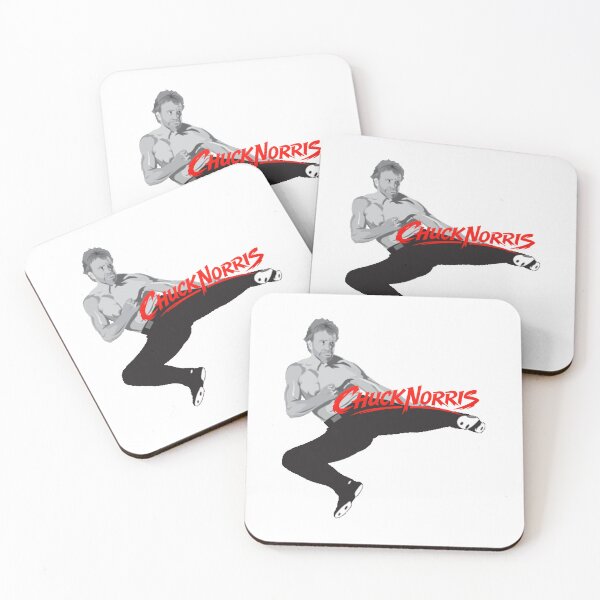 Item preview, Hommage à Chuck Norris – Art Martial Rétro Arcade – Silhouette Kick Rouge designed and sold by Wawan35200.