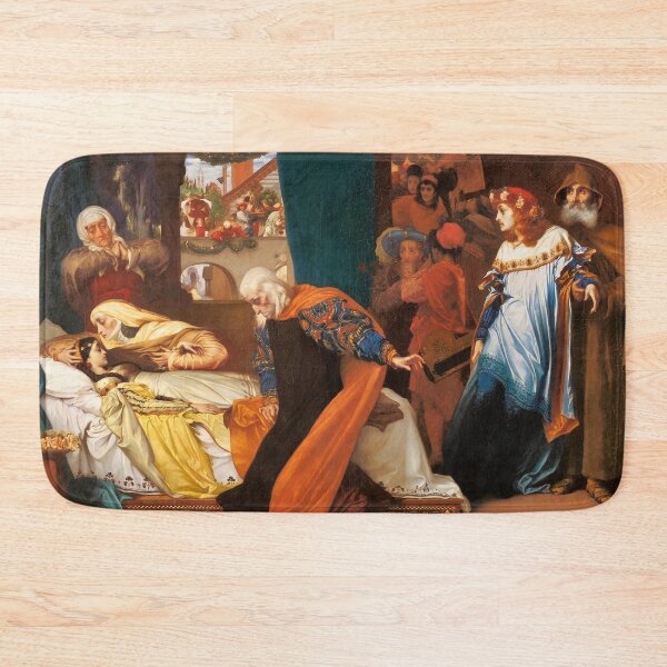 Item preview, Frederic Leighton: The Feigned Death of Juliet (1858) - Victorian Shakespeare Art designed and sold by stevepmp.