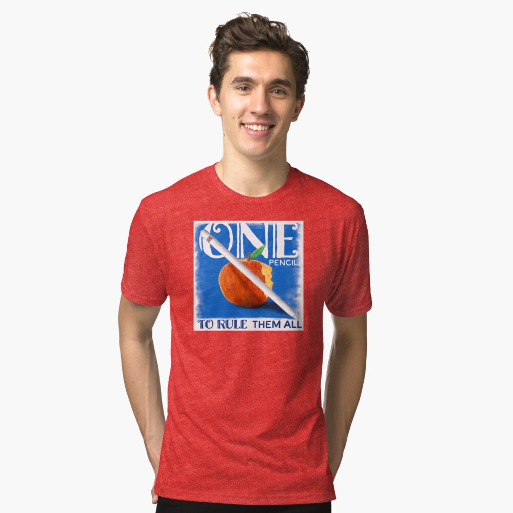One Pencil to Rule Them All Tri-blend T-Shirt