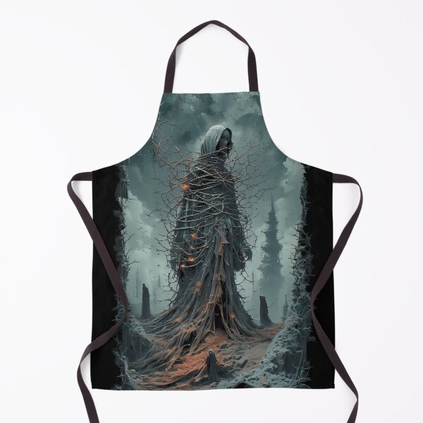 Item preview, Decaying Wraith Rooted Corpse Gothic Horror Art (BLACK) designed and sold by MorbidDreams.