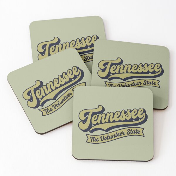 Item preview, Retro Tennessee State Pride - The Volunteer State Vintage Script designed and sold by Cozy-Old-Pub.