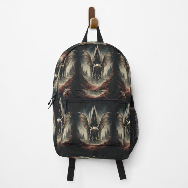Item preview, Winged Demon Creature – Dark Horror Art (BLACK) designed and sold by MorbidDreams.