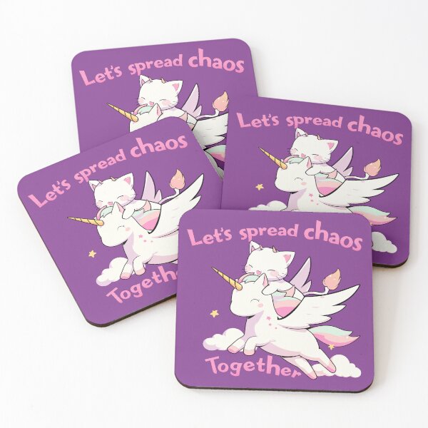 Item preview, Let's spread chaos together designed and sold by myanko.