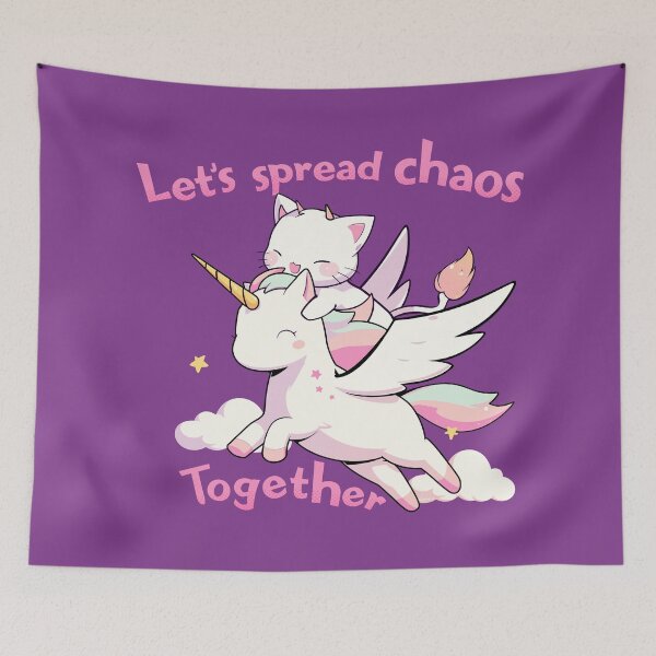 Item preview, Let's spread chaos together designed and sold by myanko.