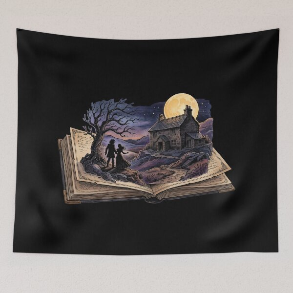 Item preview, Wuthering Heights Pop Up Book Emily Bronte Gothic Romance designed and sold by Fenay Designs.