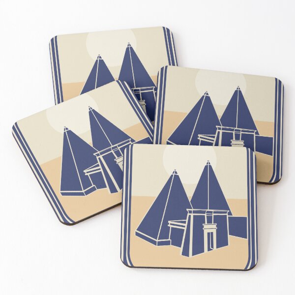 Item preview, Meroe Pyramids of Sudan art  designed and sold by Artfulsy.