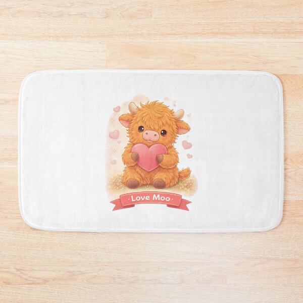 Item preview, Love Moo – Highland Cow designed and sold by Creative and Humorous Arts.