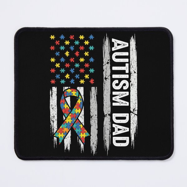 Item preview, Autism Awareness Dad USA Flag Fathers Day designed and sold by OlakunleOloroz.