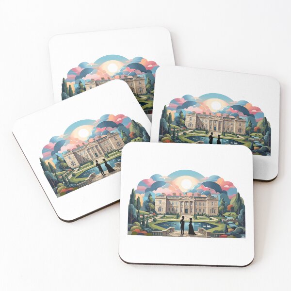 Item preview, Pemberley Estate Pride And Prejudice Jane Austen Landscape designed and sold by Fenay Designs.