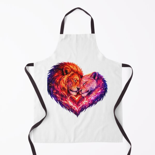 Item preview, Lion Love Heart Colorful Romantic Design designed and sold by HayatDesigns19.