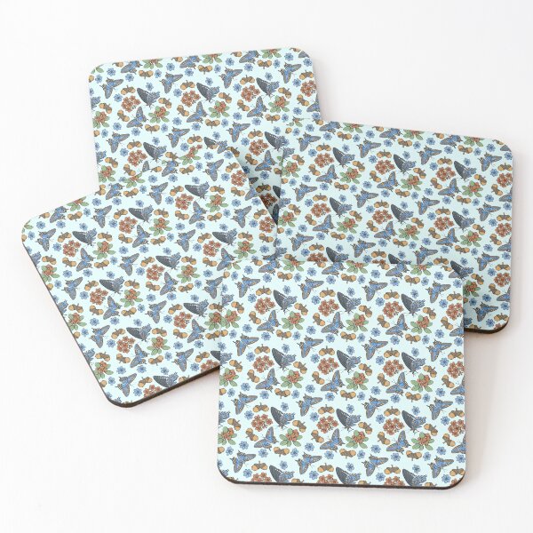 Item preview, Butterfly and Berries Repeating Pattern designed and sold by Nimlongarts.