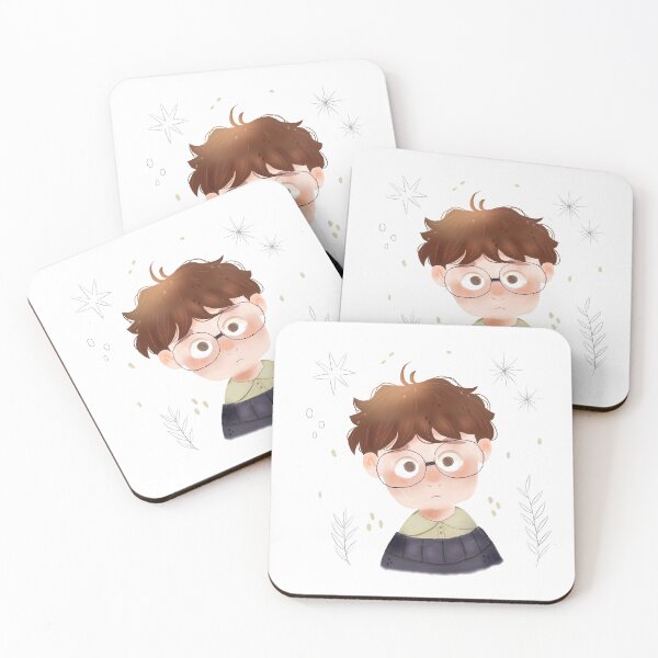 Item preview, cute dreamy boy with glasses animation  designed and sold by Artfulsy.