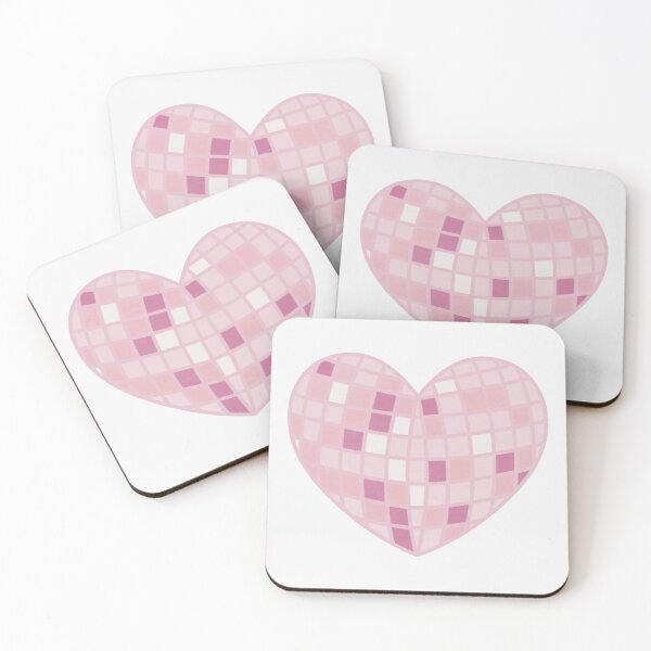 Item preview, Cute Pink Disco Ball Heart designed and sold by winterpumpkin.