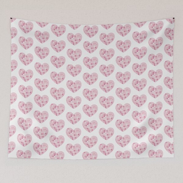 Item preview, Cute Pink Disco Ball Heart designed and sold by winterpumpkin.
