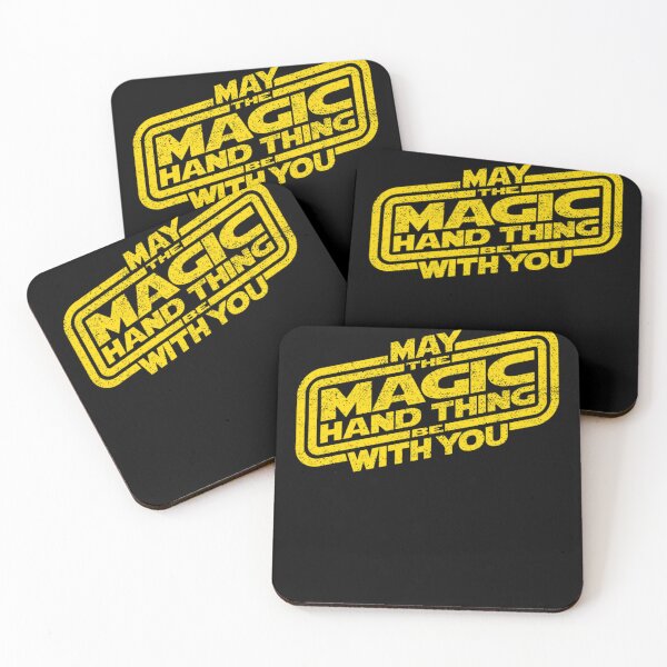Item preview, May The Magic Hand Thing be With You (slant-distressed)  designed and sold by CreativeLabArt.