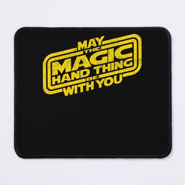 Item preview, May The Magic Hand Thing be With You (slant-distressed) designed and sold by CreativeLabArt.