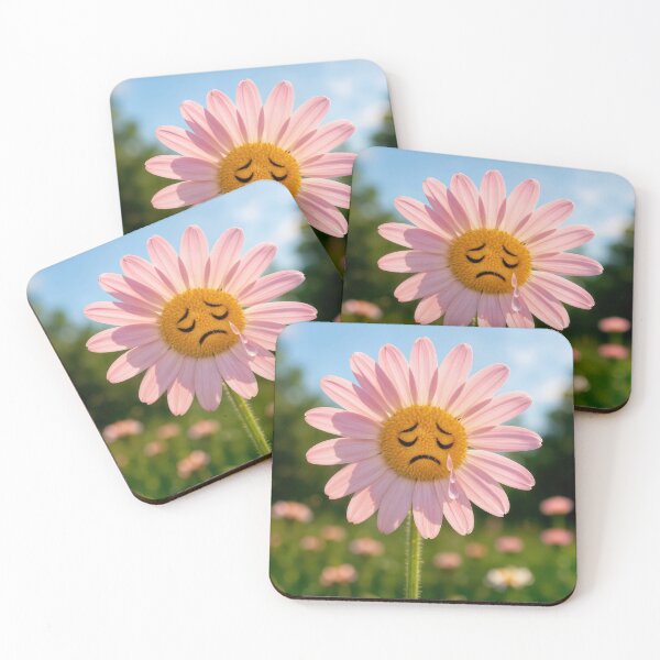 Item preview, Pink Daisy in a Garden with Tears designed and sold by Maria Dryfhout.