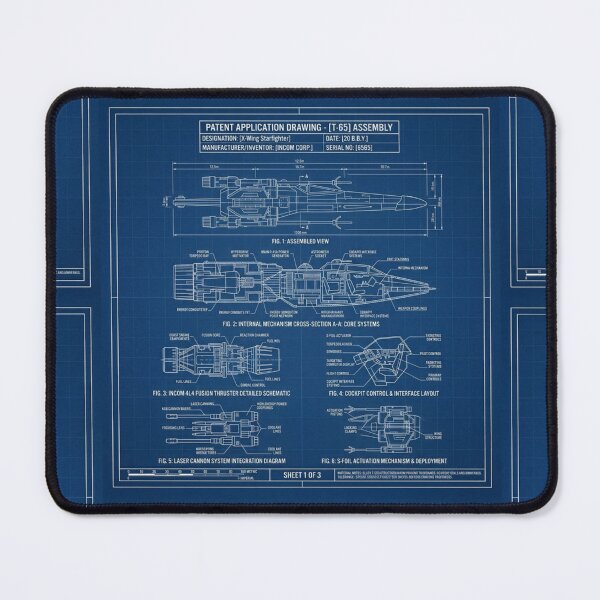Item preview, T-65 X Starfighter Wing Blueprint designed and sold by Rex Vox.