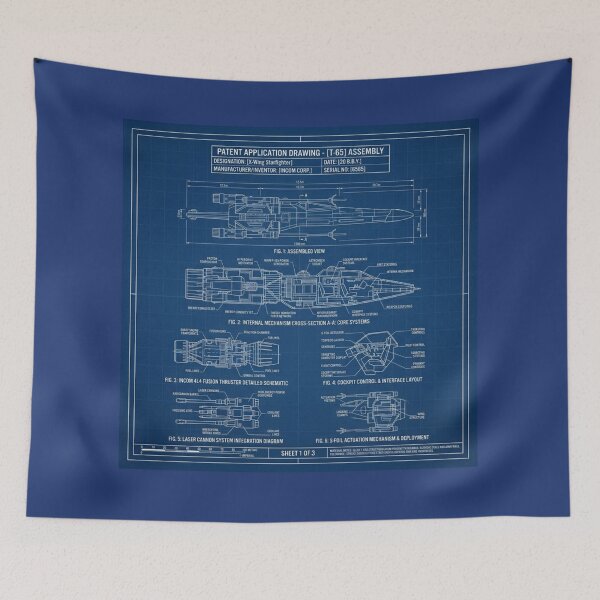 Item preview, T-65 X Starfighter Wing Blueprint designed and sold by Rex Vox.