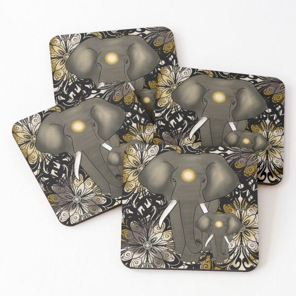 Item preview, mandala elephant designed and sold by Herami.