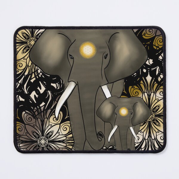 Item preview, mandala elephant designed and sold by Herami.