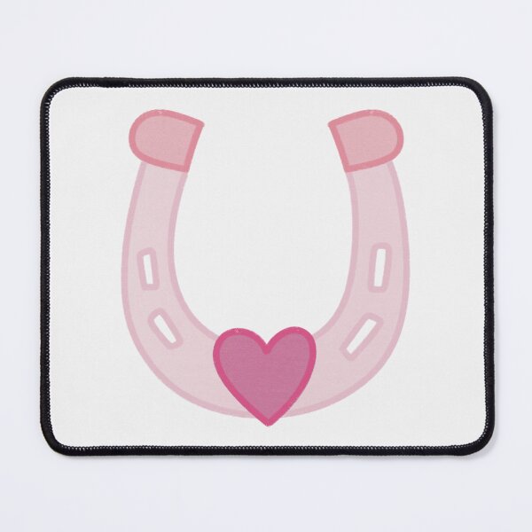 Item preview, Cute Pink Horseshoe with Hearts designed and sold by winterpumpkin.