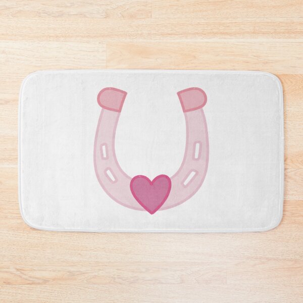 Item preview, Cute Pink Horseshoe with Hearts designed and sold by winterpumpkin.