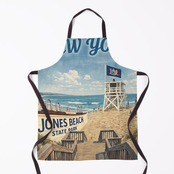 Item preview, Jones Beach State Park Retro New York Beaches designed and sold by erkinmaddison.
