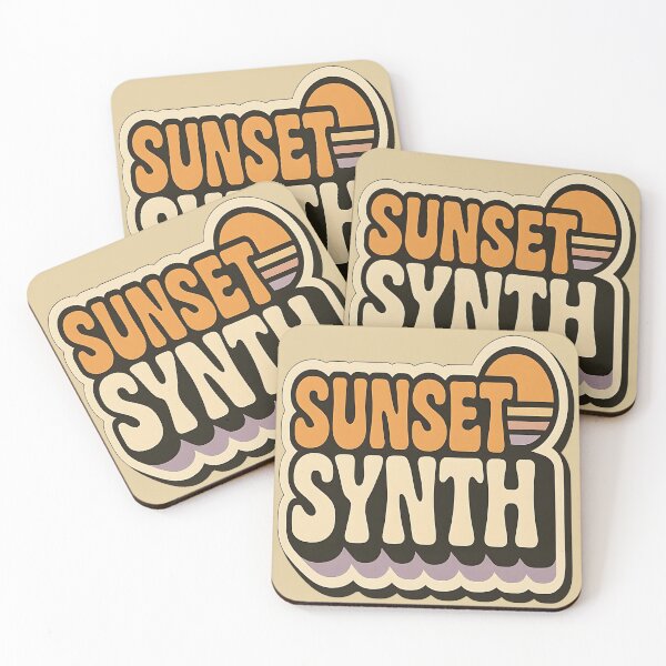 Item preview, Sunset Synth – Retro Synthwave Aesthetic Music designed and sold by |TRSSHOP|.