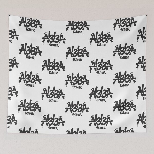 Item preview, Abba Father Christian Faith Typography Design designed and sold by HahaHandlesHub.