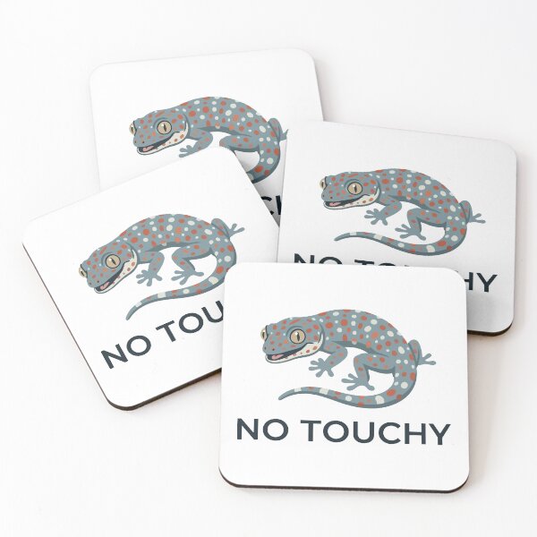 Item preview, No Touchy Danger Zone Tokay Gecko Warning designed and sold by Petzzz.