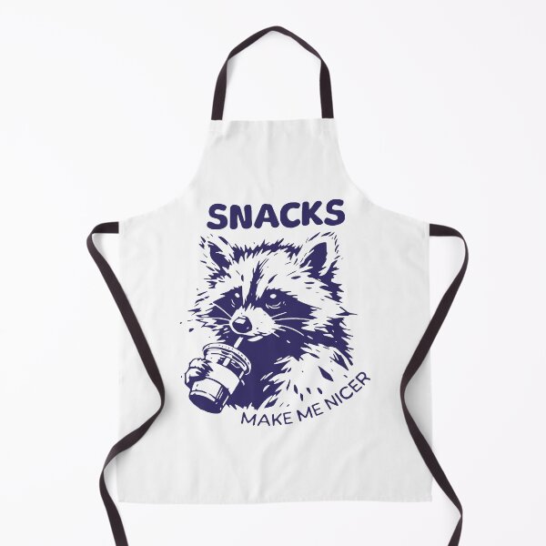 Item preview, Snacks Make Me Nicer designed and sold by Angry Swan Designs.